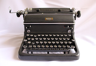 a typewriter