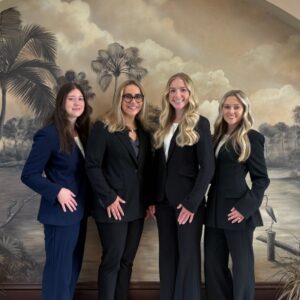 2026 Summer Associates Gabrielle D'Ippolito, Alexandra Hilton, Claire Martin, and Katelyn O'Halloran